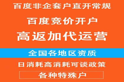 竞价推广开户实战案例解析